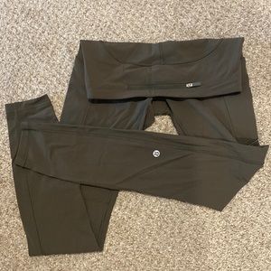 LULULEMON NEW! Size 4 leggings side pocked back zip pocket!